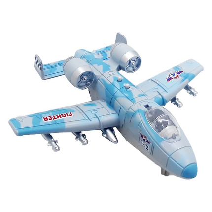 Asian Toy Pull and Drop Airplane with Sound and Light