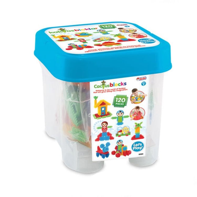 Dede Cactus Blocks Bucket 120 Pieces