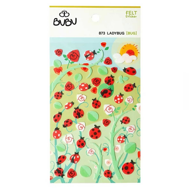 Bu-Bu Games Felt Sticker Ladybug