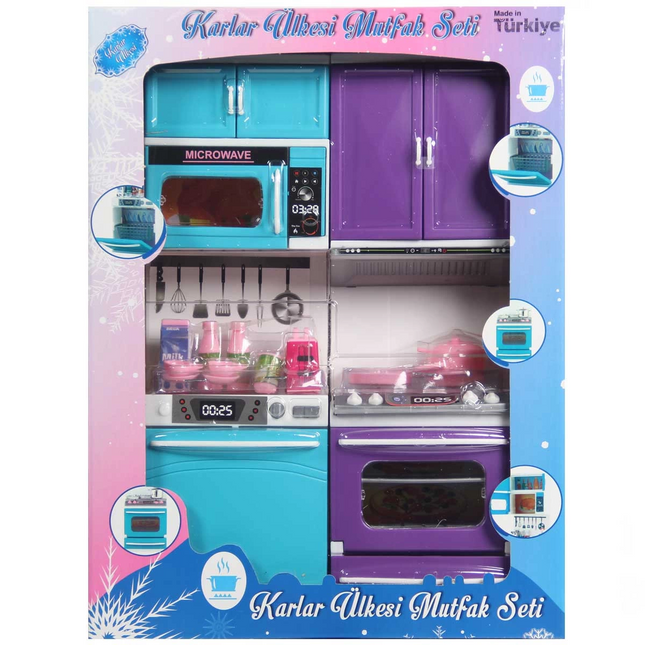 Frozen 2-Piece Kitchen Set with Oven and Dishwasher