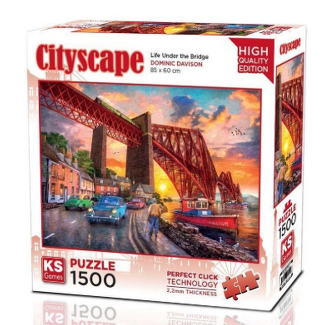 Ks Games Forth Bridge at Sunset Puzzle 1500 Pieces 22039
