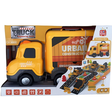 Friction, Music, Light, Construction Machinery Car Set