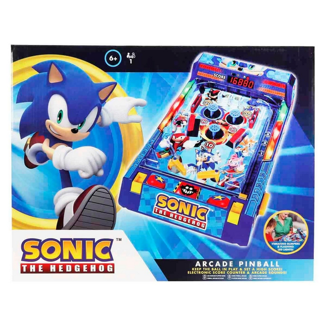 Sonic Desktop Arcade Pinball with Sounds and Lights