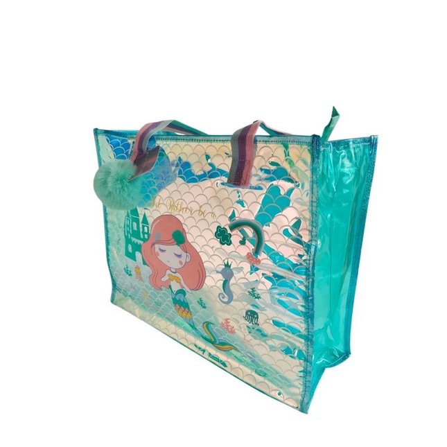 Dream Vest Transparent Hologram Mermaid Large Shoulder Bag