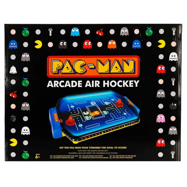 Pac-Man Arcade Desktop Air Hockey with Lights
