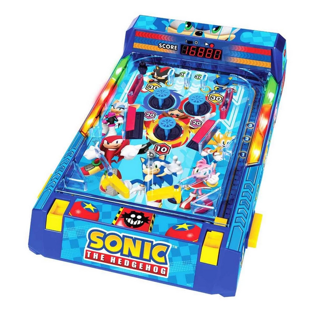 Sonic Desktop Arcade Pinball with Sounds and Lights