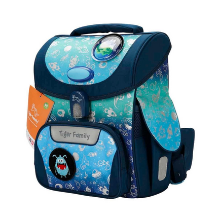 Luminous Space Patterned School Bag
