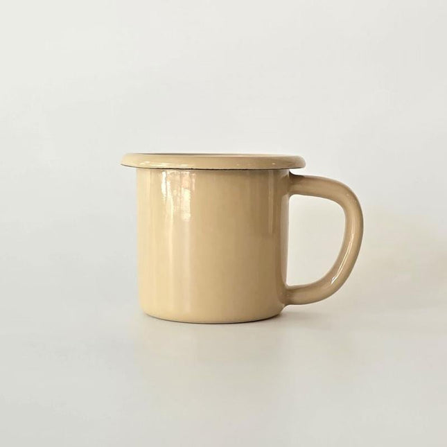 Enamel Small Mug Beige