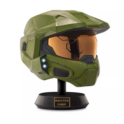 Halo Realistic Master Chief Helmet and Display Stand