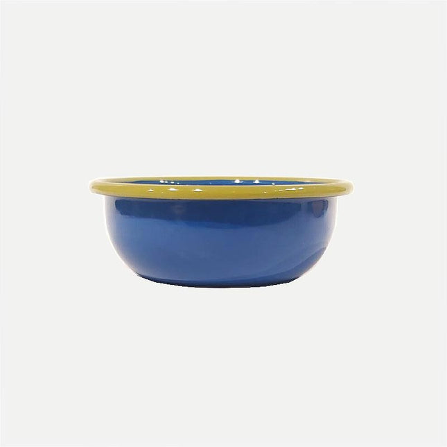 Enamel 12 cm Bowl Cobalt Cord F. Green