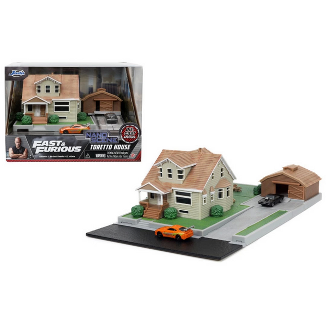 Jada F&amp;F Nano Dom's House Display Diorama