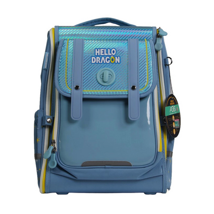 Hello Dragon School Bag Model 1 Light Blue
