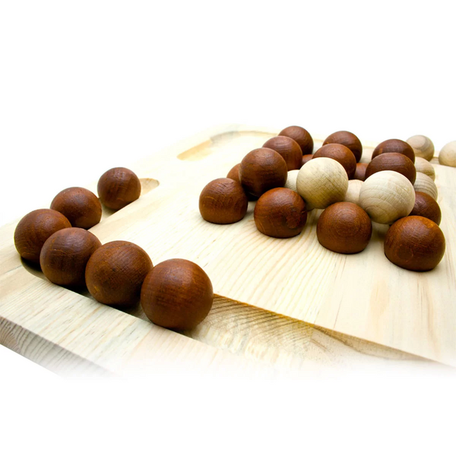 Wood Hill Wooden Pyramid Mind Intelligence Game