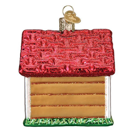 Dog House Ornament