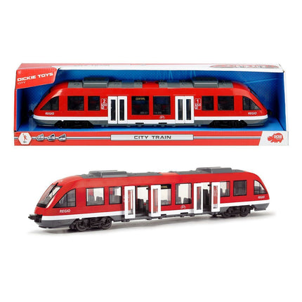 203748002 Dickie City Train

free wheel interior opening doors and roof 1 43