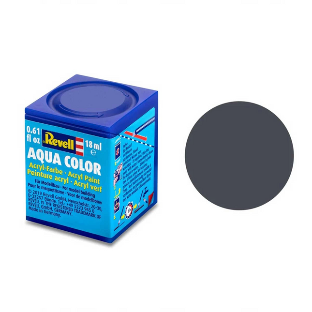 Revell 78 - Aqua Color Tank Gray - Matte Paint - 18 ml