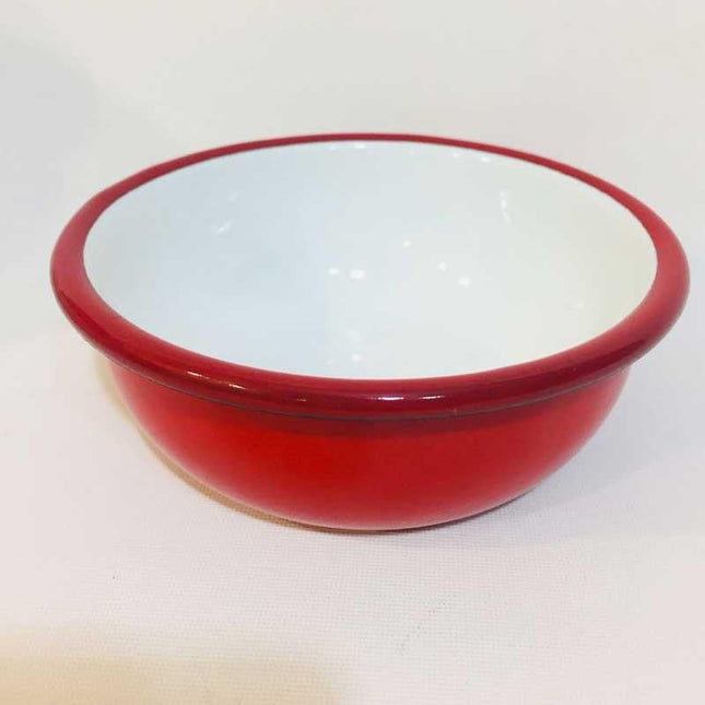 Enamel 12 cm Bowl Red
