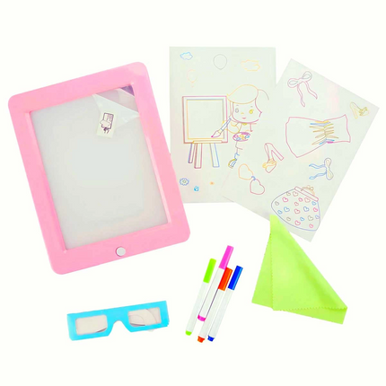 3D Doodle Magic Pink Writing Board