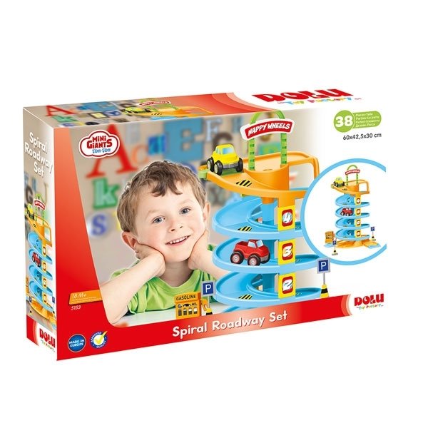 Full 38 Piece Spiral Road Set