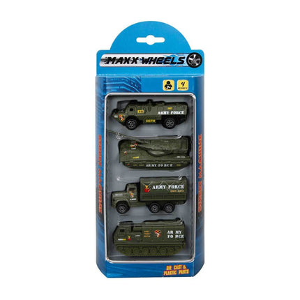 Street Machine 4-Piece Mini Vehicles