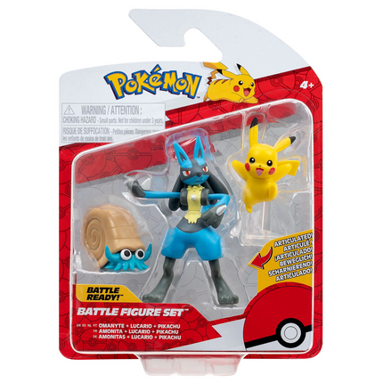Pokemon Battle 3-Piece Figure Set