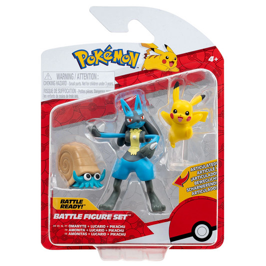 Pokemon Battle 3-Piece Figure Set