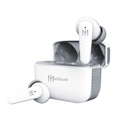 Blackark Bluetooth 5.3 Wireless In-Ear Headphones - White