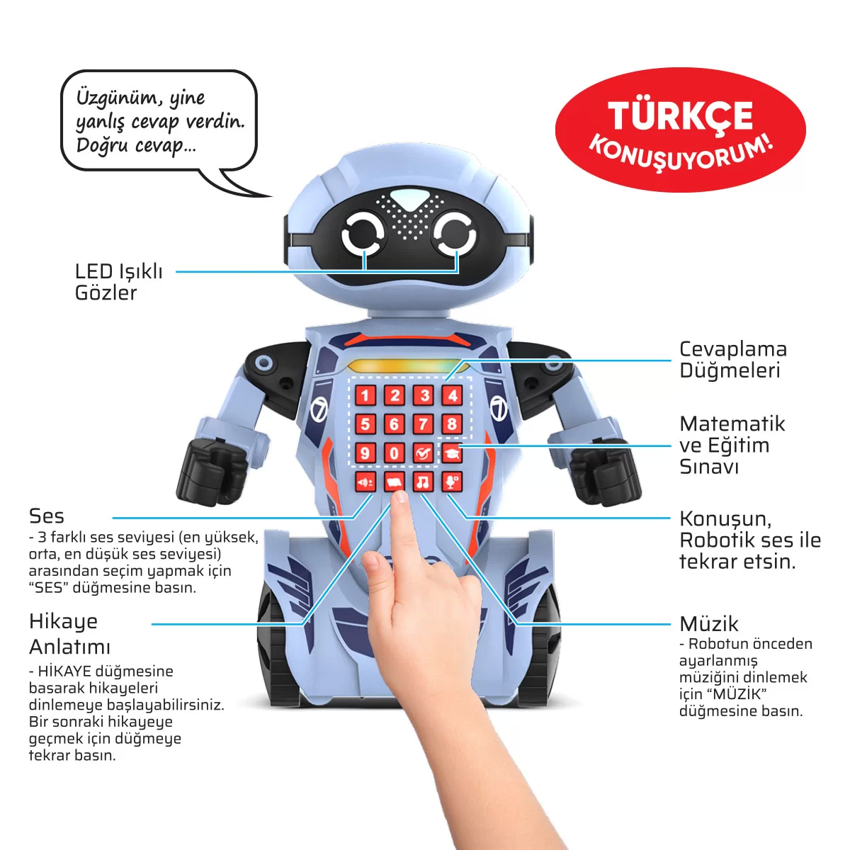Silverlit Turkish Speaking Robo DR7