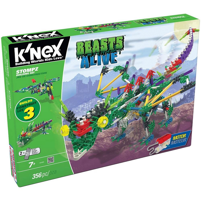 K'Nex Stompz Building Set (Motorized) Beasts Alive Knex 34485