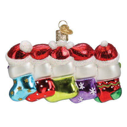 Snow Family of 5 Ornament
