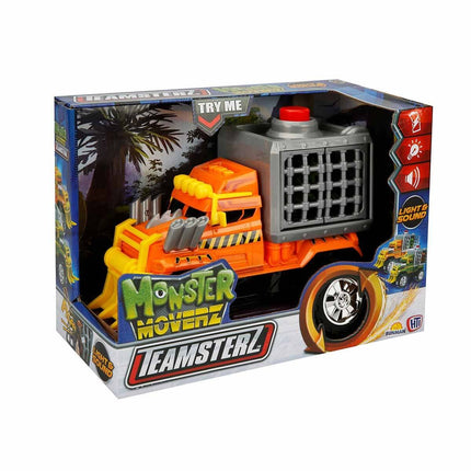 Teamsterz Monster Moverz Dino Escape Motorized Truck with Sounds and Lights