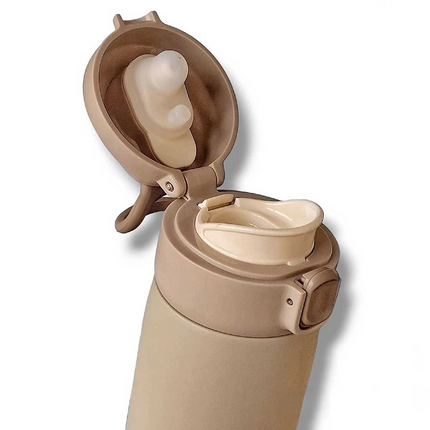 Silicone Hanger Steel Thermos Bottle 420 ml 8006