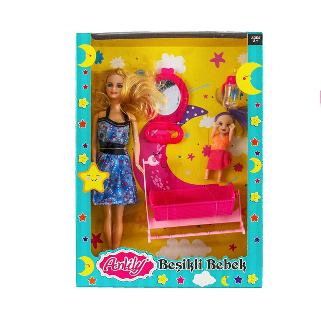 Anlily Baby in Boxed Cradle