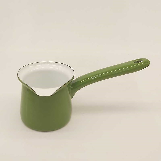 Enamel Coffee Pot Grass Green