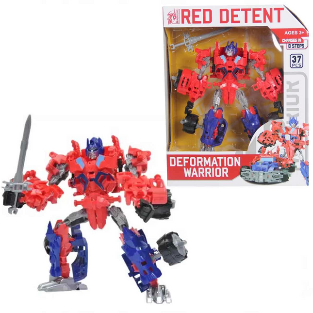 Deformation Warrior Robot Transforming Car
