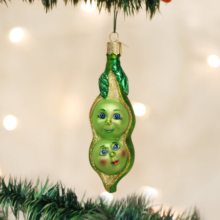Two Peas in a Pod Ornament