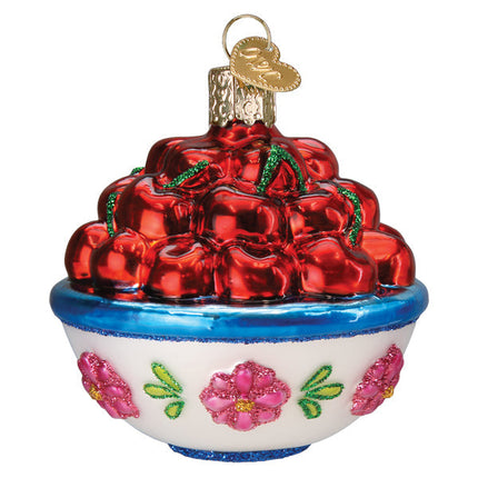 Bowl of Cherries Ornament