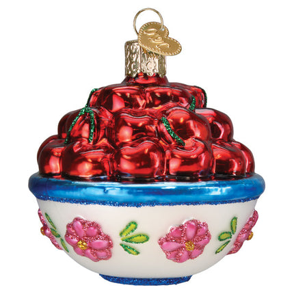 Bowl of Cherries Ornament