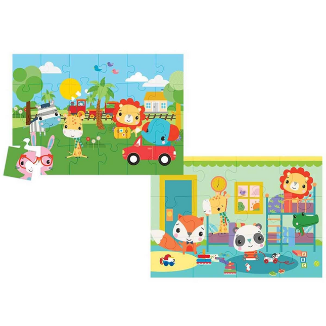 Fisher Price Baby Railway & Bedtime 2 in 1 Puzzle
