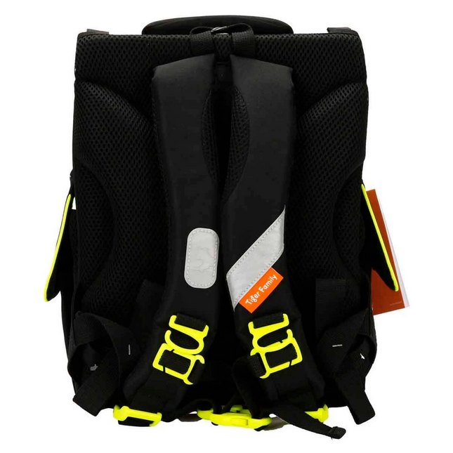 Illuminated Herlitz Dinosaur Patterned Black School Bag