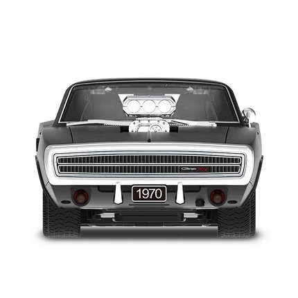 1:16 1970 Dodge Charger R/T Remote Control Car with Sound and Lights