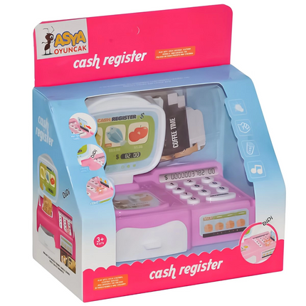 Battery-Operated Cash Register Game Set