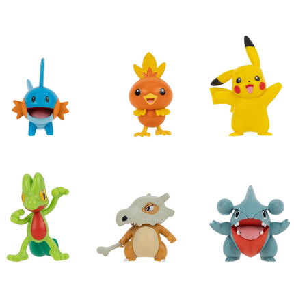 Pokemon Battle 6-Piece Figure Set