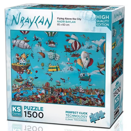 Ks Games Flying Above the City Puzzle 1500 Pieces 22024