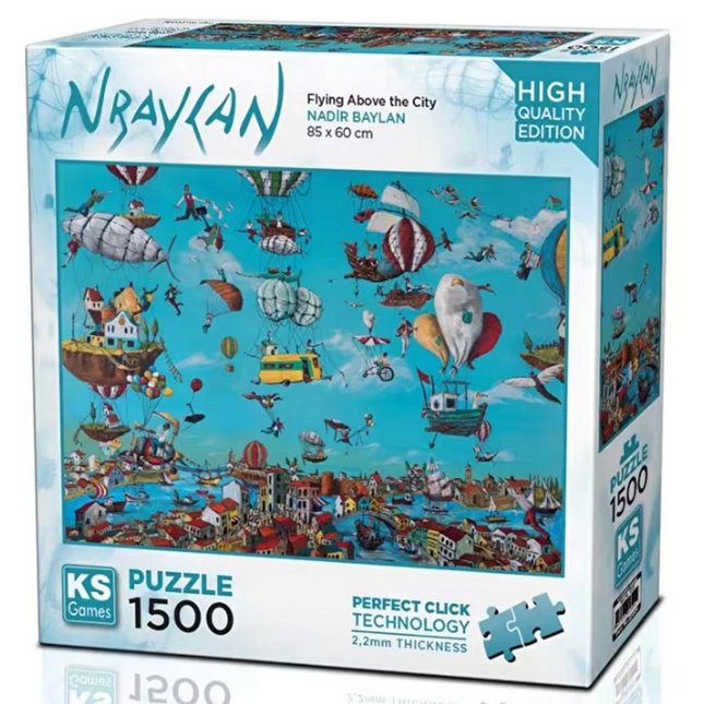 Ks Games Flying Above the City Puzzle 1500 Pieces 22024