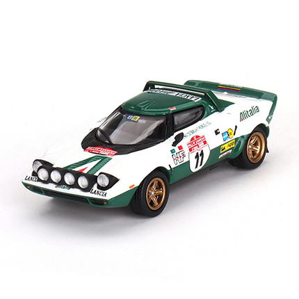 Mini GT 1/64 Lancia Stratos HF 1975 Rally Sanmero Winner