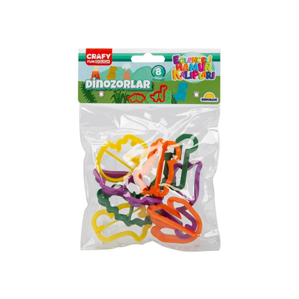 Dinosaurs Play Dough Mold Set of 8
