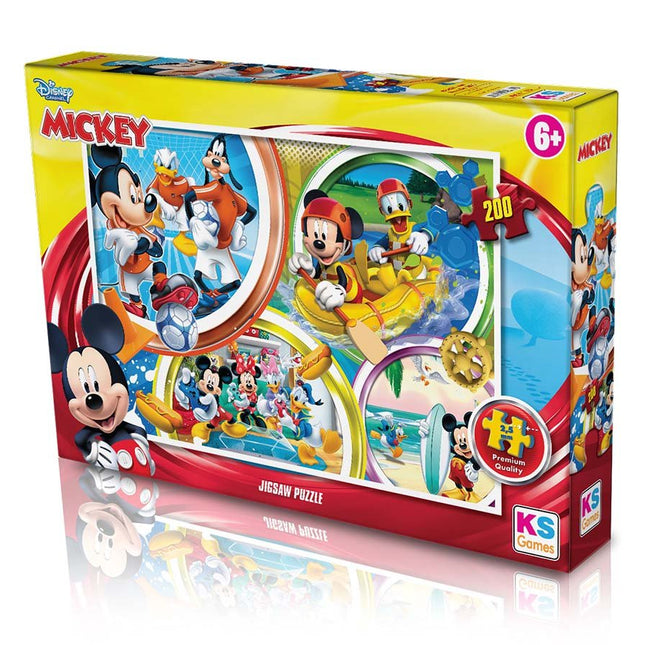 KS Mickey Mouse Puzzle 200 Pieces