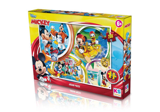 KS Mickey Mouse Puzzle 200 Pieces