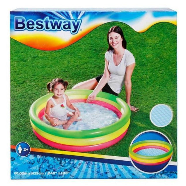Bestway 3 Ring Colorful Round Pool